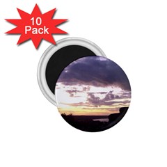  Sunset Over The Valley 1 75  Magnets (10 Pack) 