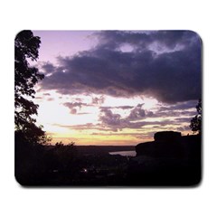  Sunset Over The Valley Large Mousepads by canvasngiftshop