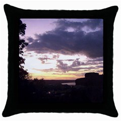  Sunset Over The Valley Throw Pillow Cases (black) by canvasngiftshop