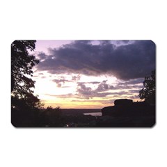  Sunset Over The Valley Magnet (rectangular)