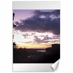  Sunset Over The Valley Canvas 24  X 36 