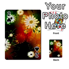 Awesome Flowers In Glowing Lights Playing Cards 54 Designs  by FantasyWorld7