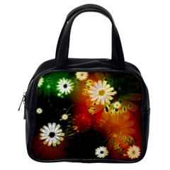 Awesome Flowers In Glowing Lights Classic Handbags (one Side) by FantasyWorld7