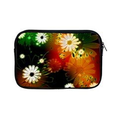 Awesome Flowers In Glowing Lights Apple Ipad Mini Zipper Cases