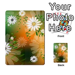 Beautiful Flowers With Leaves On Soft Background Multi-purpose Cards (rectangle) 