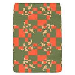 Green Orange Shapes Removable Flap Cover (l)