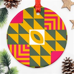 Shapes In A Mirror Ornament (round)