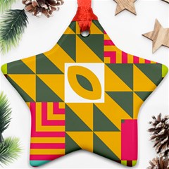 Shapes In A Mirror Ornament (star)