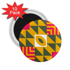 Shapes In A Mirror 2 25  Magnet (10 Pack)