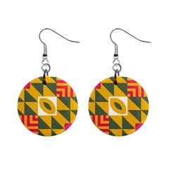 Shapes In A Mirror 1  Button Earrings