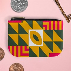 Shapes In A Mirror Mini Coin Purse by LalyLauraFLM