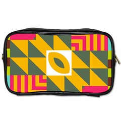 Shapes In A Mirror Toiletries Bag (two Sides) by LalyLauraFLM