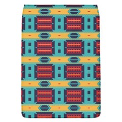 Blue Red And Yellow Shapes Pattern Removable Flap Cover (s) by LalyLauraFLM