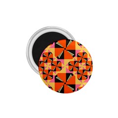 Windmill In Rhombus Shapes 1 75  Magnet