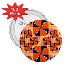 Windmill In Rhombus Shapes 2 25  Button (100 Pack)