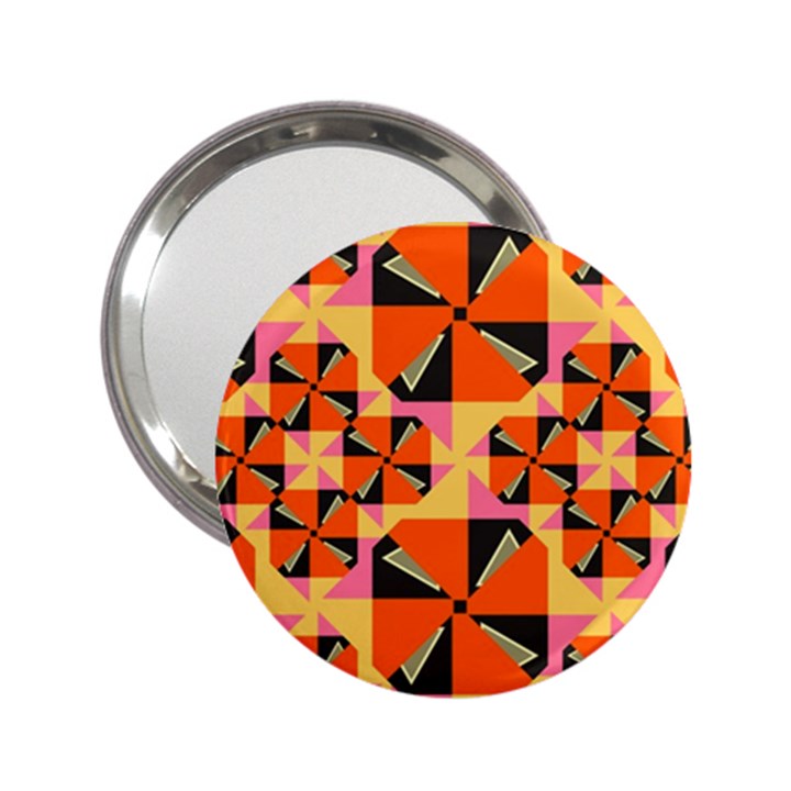 Windmill in rhombus shapes 2.25  Handbag Mirror