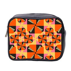 Windmill In Rhombus Shapes Mini Toiletries Bag (two Sides) by LalyLauraFLM