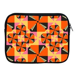 Windmill In Rhombus Shapes Apple Ipad 2/3/4 Zipper Case by LalyLauraFLM