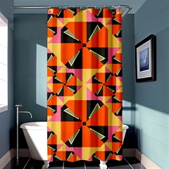 Windmill In Rhombus Shapes	shower Curtain 36  X 72 