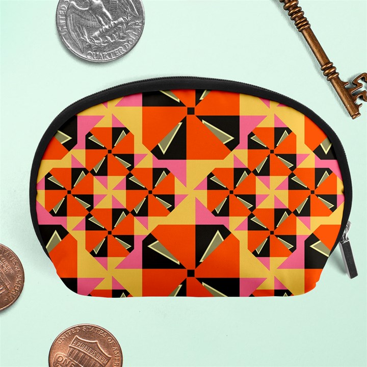 Windmill in rhombus shapes Accessory Pouch