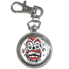 Dark Clown Drawing Key Chain Watches