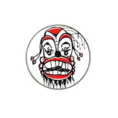 Dark Clown Drawing Hat Clip Ball Marker (10 Pack) by dflcprints