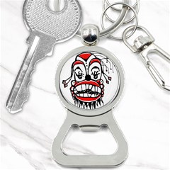 Dark Clown Drawing Bottle Opener Key Chains