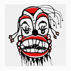 Dark Clown Drawing Medium Glasses Cloth