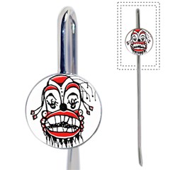 Dark Clown Drawing Book Mark