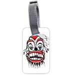 Dark Clown Drawing Luggage Tags (One Side)  Front