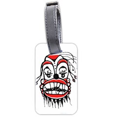 Dark Clown Drawing Luggage Tags (two Sides) by dflcprints