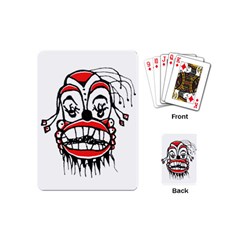 Dark Clown Drawing Playing Cards (mini) 