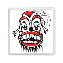 Dark Clown Drawing Memory Card Reader (square) 