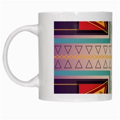 Cross And Other Shapes White Mug by LalyLauraFLM