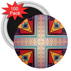 Cross And Other Shapes 3  Magnet (100 Pack) by LalyLauraFLM