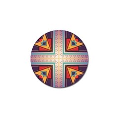 Cross And Other Shapes Golf Ball Marker by LalyLauraFLM