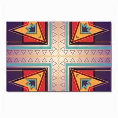 Cross And Other Shapes Postcards 5  X 7  (pkg Of 10)