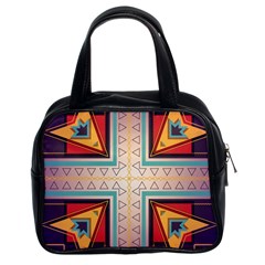 Cross And Other Shapes Classic Handbag (two Sides)