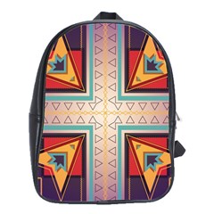 Cross And Other Shapes School Bag (large)