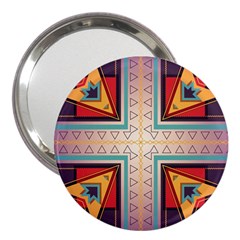 Cross And Other Shapes 3  Handbag Mirror