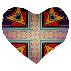 Cross And Other Shapes Large 19  Premium Heart Shape Cushion