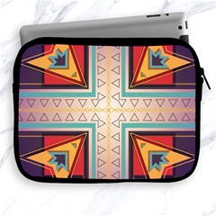 Cross And Other Shapes Apple Ipad 2/3/4 Zipper Case