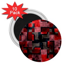 Textured Shapes 2 25  Magnet (10 Pack)