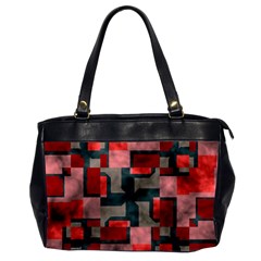 Textured Shapes Oversize Office Handbag (2 Sides)