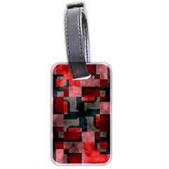 Textured Shapes Luggage Tag (two Sides)