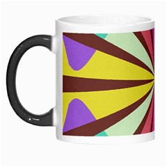 Rays In Retro Colors Morph Mug