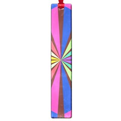 Rays In Retro Colors Large Book Mark