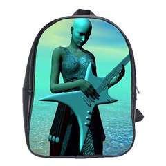 Sad Guitar School Bags (xl)  by icarusismartdesigns