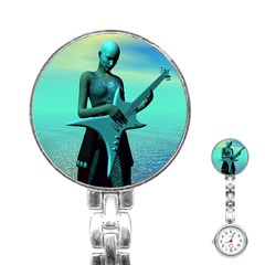 Sad Guitar Stainless Steel Nurses Watches by icarusismartdesigns