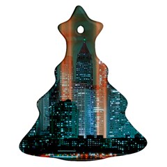 New York 2014 1206 Christmas Tree Ornament (2 Sides)